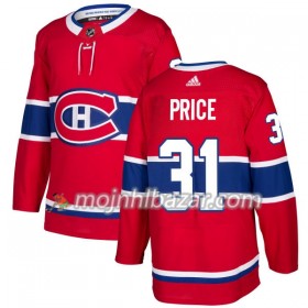 Dresovi Montreal Canadiens Carey Price 31 Adidas 2017-2018 Crvena Authentic - Muške